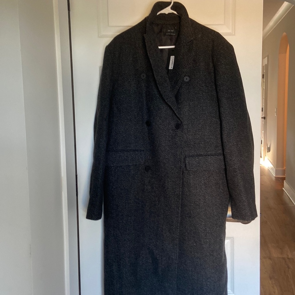 NWT Double breasted, quilted interior OAK & FORT trench coat